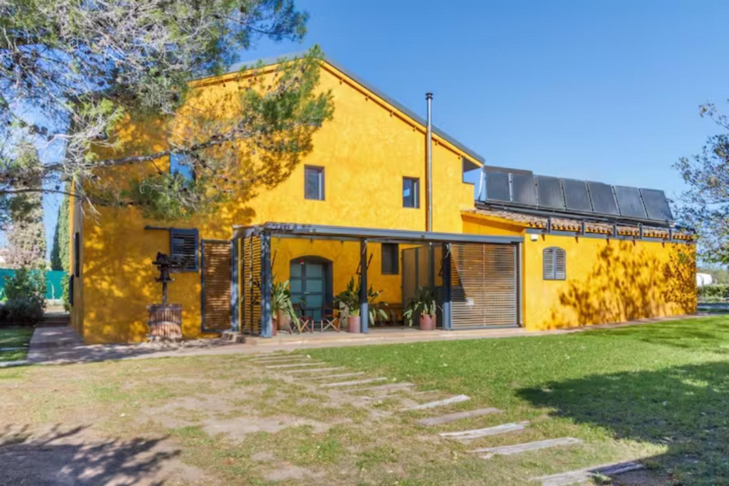 Masia Cal Sisplau, Con Piscina Y Rodeada De Vinedos A 10 Minutos De Vilafranca Del Penedes, Barcelona ,Cataluna San Martín Sarroca Exterior foto